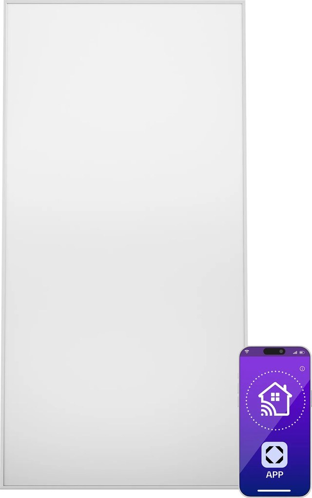 Klarstein Wonderwall Air Smart 770, încălzitor cu infraroșu, 60 x 120 cm, 770 W, aplicație