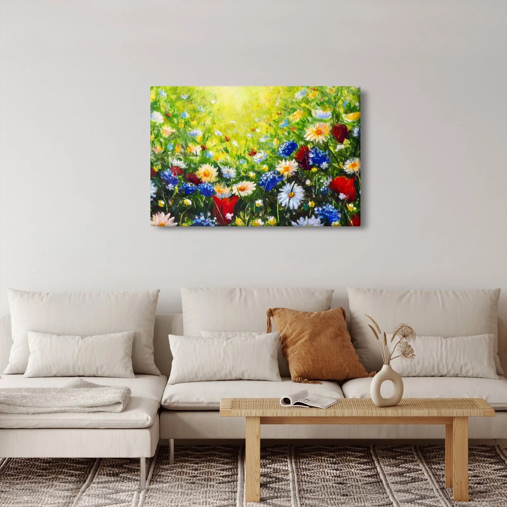 Tablou - Flori sălbatice (90x60 cm)