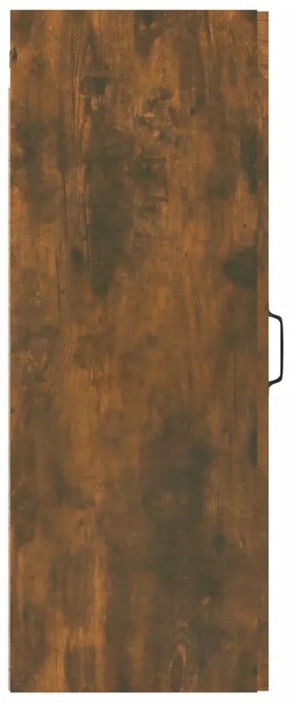 Dulap de perete suspendat, stejar fumuriu, 34,5x34x90 cm 1, Stejar afumat