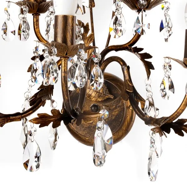 Aplică TERESA 5xE14/6W/230V bronz ONLI