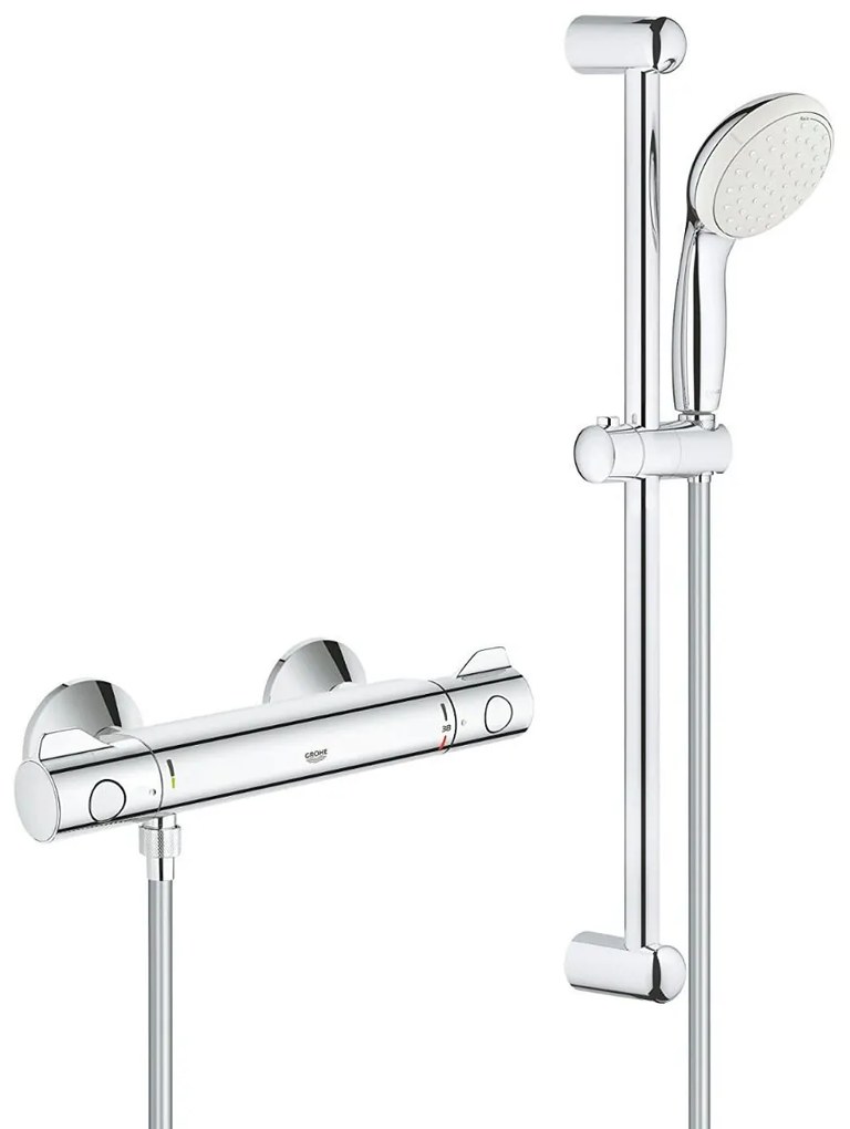 Baterie cabina dus termostat Grohe Grhtherm 800 set dus inclus(34565001) + savoniera(27596000)