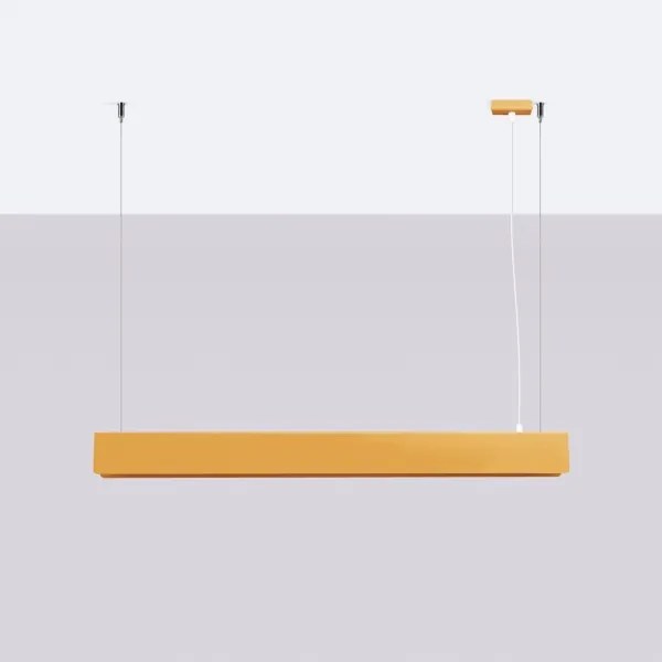 Lustră LED pe cablu Sollux SL.1396 SPARK 1xG13/8,5W/230V auriu