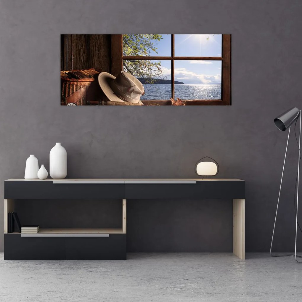 Tablou - Echipament de pescuit (120x50 cm)