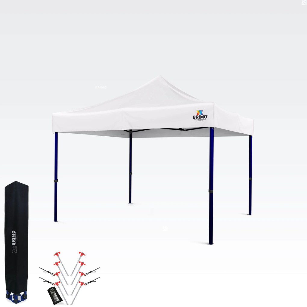 Cort tip foarfecă 3x3 m – Montare rapidă și protecție 100% pentru petreceri și evenimente - fara 3 pereti - Alb