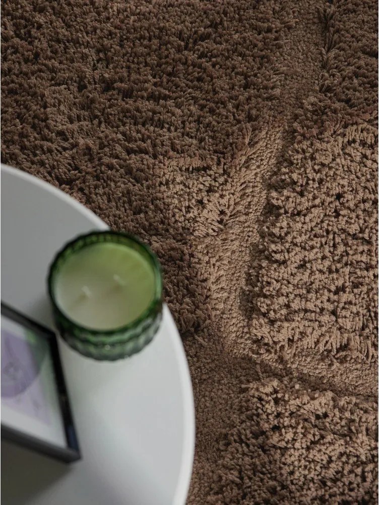 Covor maro țesut manual rotund ø 160 cm Lambeth Jasper – Ted Baker