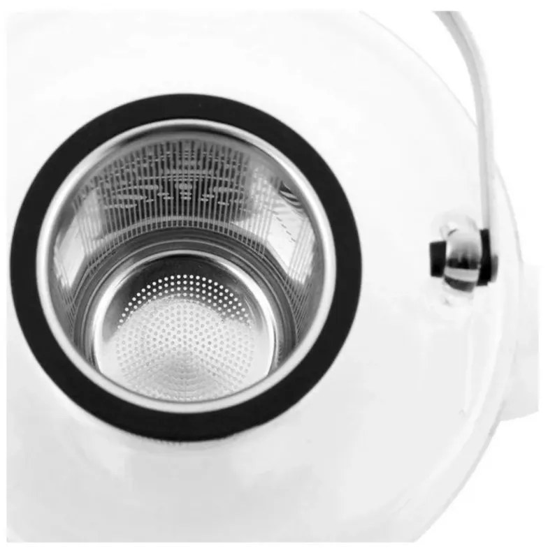 Ceainic BJORN Viva Scandinavia V37901, 1.2 L, Maner rece, Infuzor, Capac, Transparent