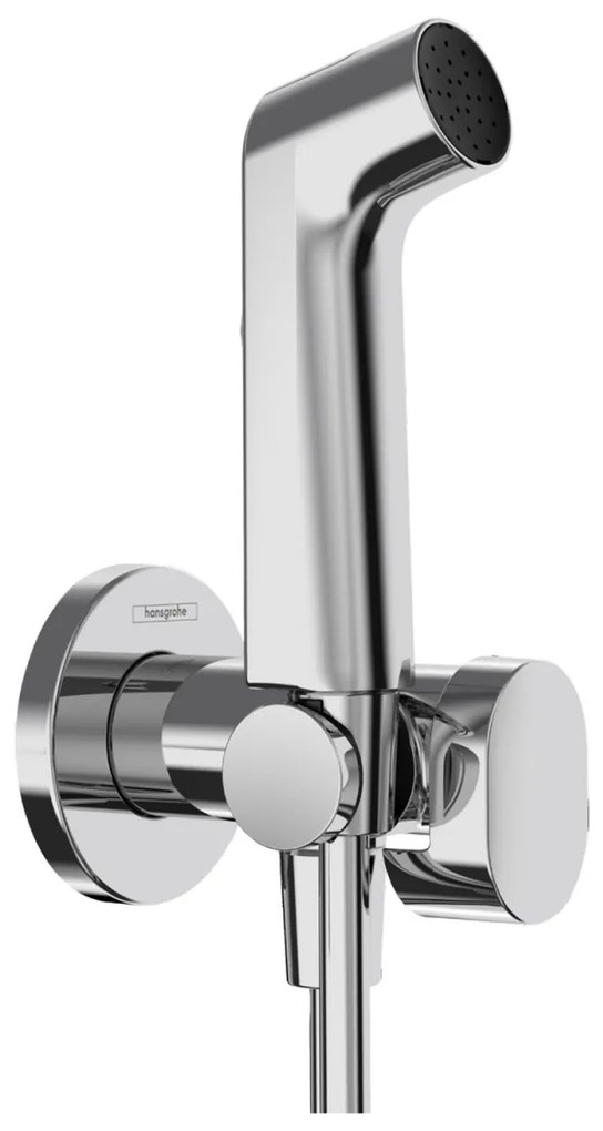 Dus igienic Hansgrohe S EcoSmart cu 1 jet, cu para, suport si furtun Bidette Crom