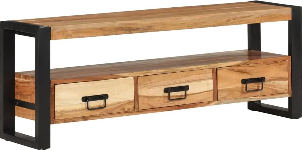 vidaXL Comodă TV, 120x30x45 cm, lemn masiv de acacia