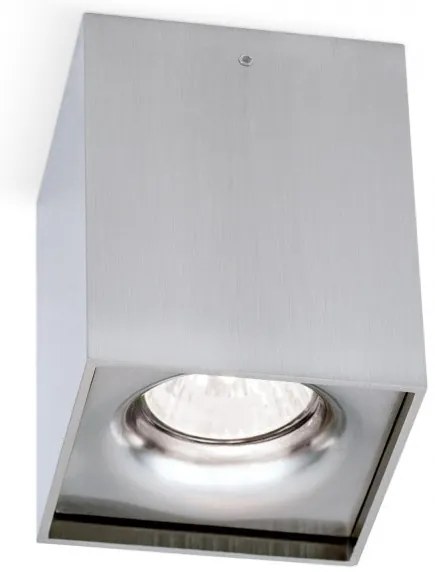 Spot aplicat tavan/plafon Starlight square crom satin