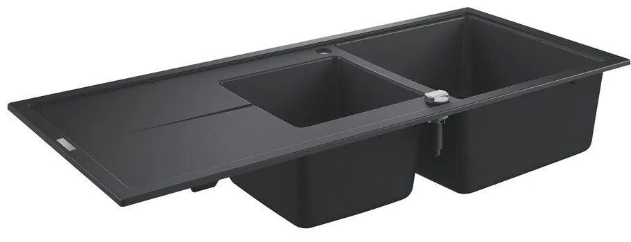 Chiuveta compozit Grohe K400 116x50.1 cm negru