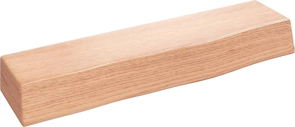 vidaXL Poliță perete maro deschis 40x10x6 cm lemn masiv stejar tratat
