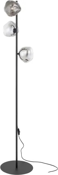 Brilagi - Lampă de podea VULCANO 3xG9/8W/230V negru/fumuriu
