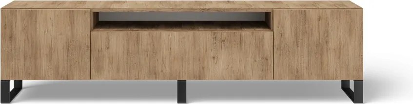 Comodă TV Femur Standing – 200x41x53 cm – Stejar Artisan