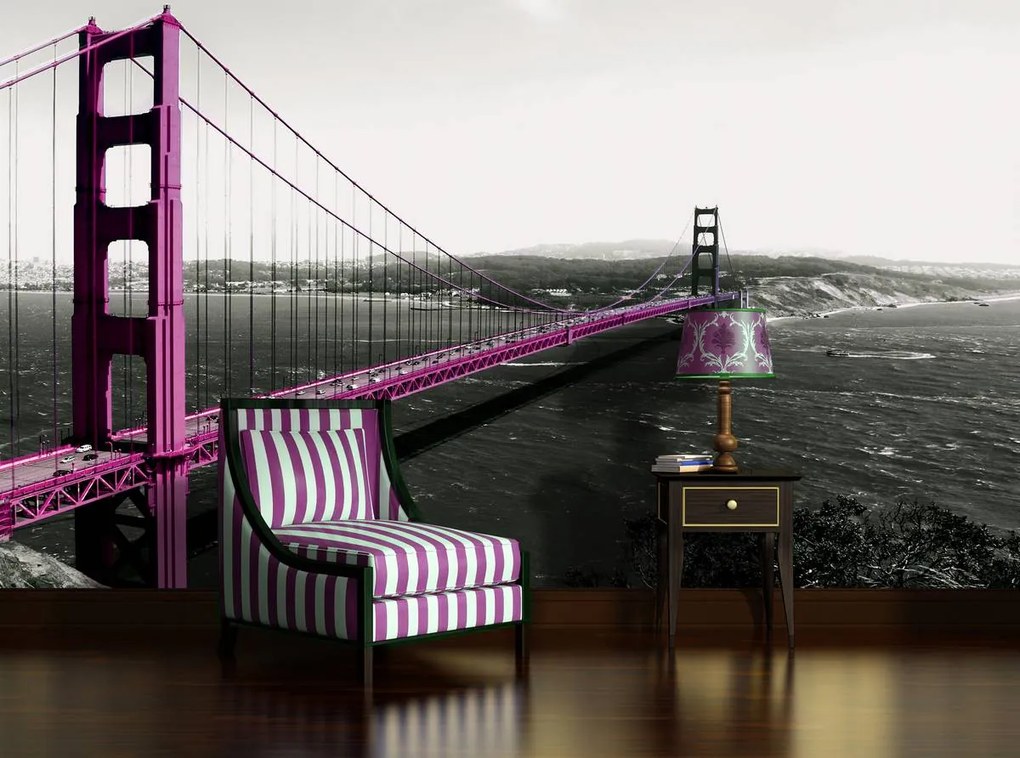Fototapet - Pod- Golden Gate (152,5x104 cm)