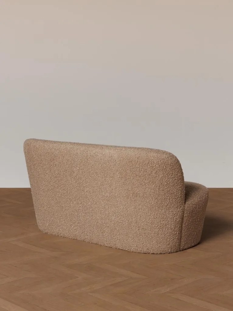 Canapea 2 locuri, stofa boucle, Birman