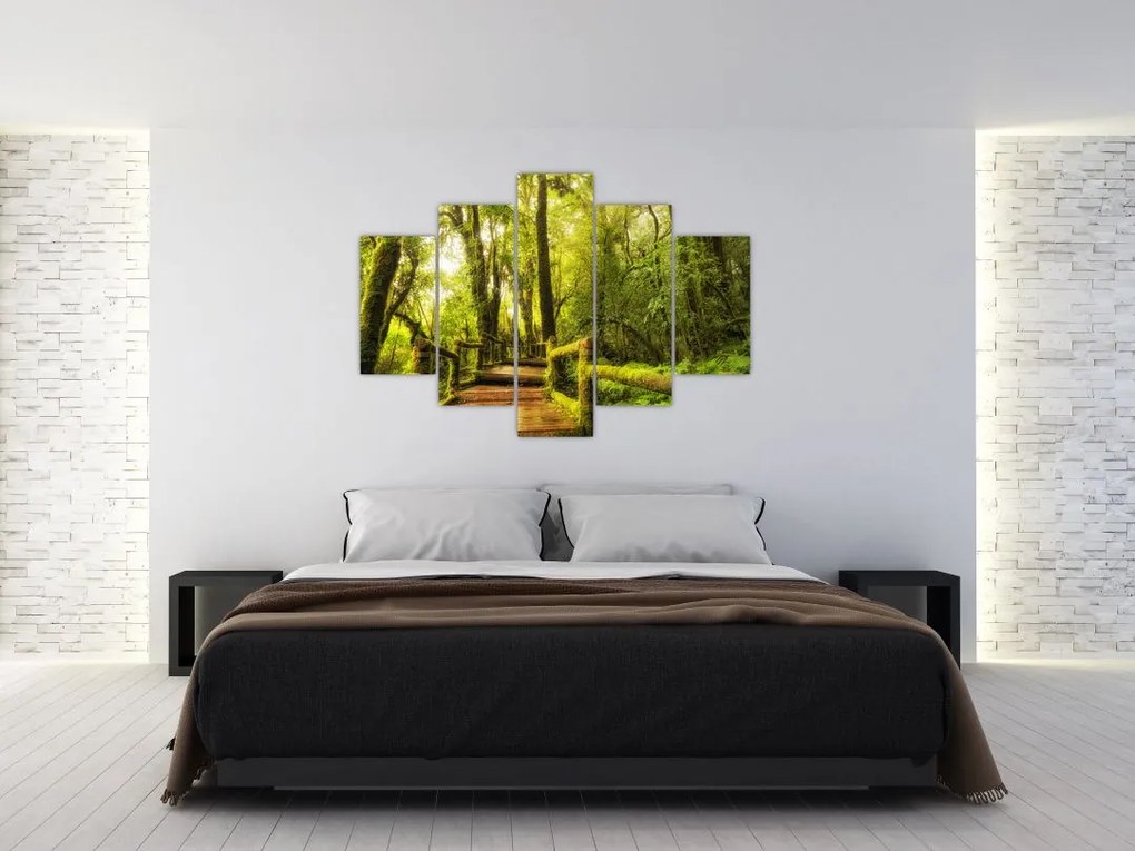 Tablou junglei cu mușchi (150x105 cm)