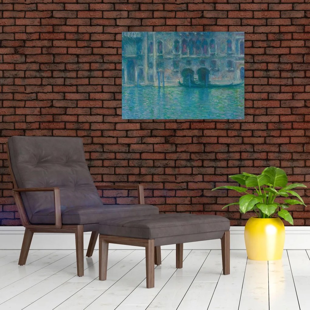 Tablou - Claude Monet, Palazzo da Mula, Venice, reproducere (70x50 cm)