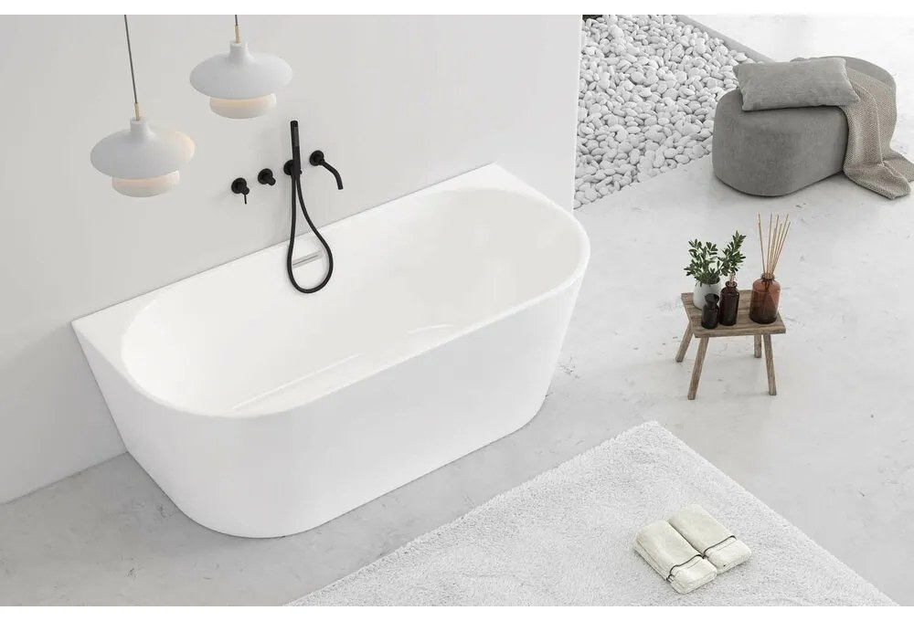 Cada freestanding Rune Birka 160 x 75 cm lipita de perete, BTW