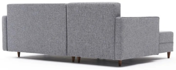 Coltar Extensibil Aydam Left, Poliester, Gri