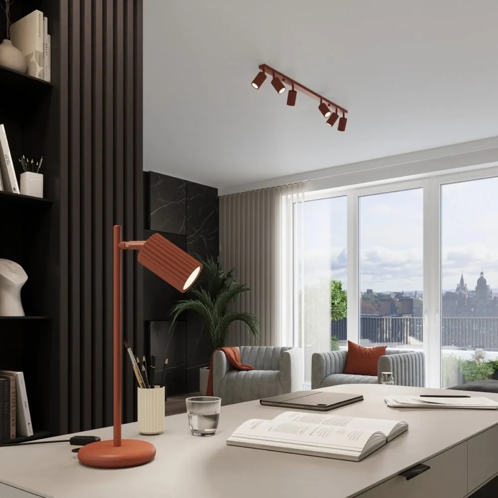 Spot cărămiziu 6,5x117 cm Gleam – Sollux