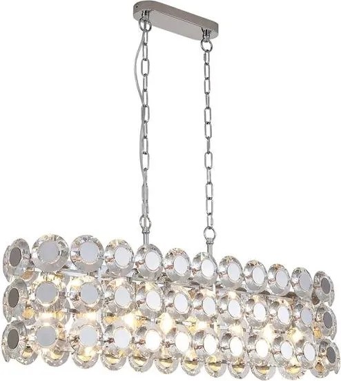 Lustra suspendata ovala design elegant Belle 8LT