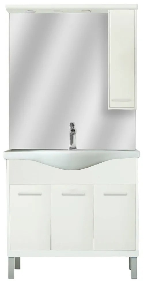 Mobilier complet de baie Nerva 85 alb