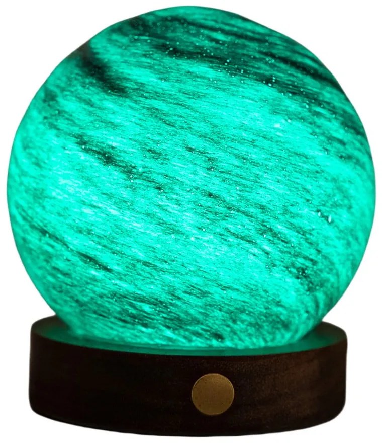 Decorațiune luminoasă maro închis/în culoare naturală închisă cu USB ø 8 cm Stellar Ocean – Gingko