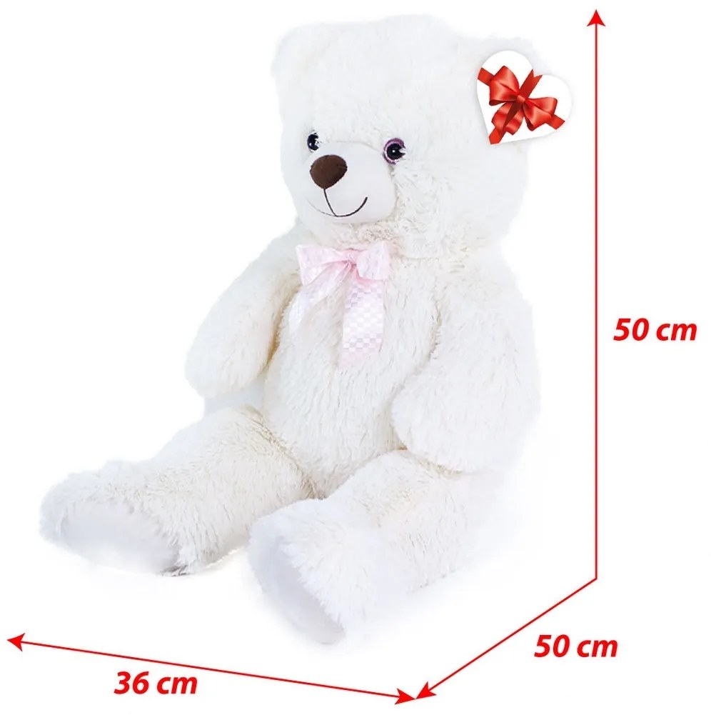 Rappa Urs mare de pluș Lily crem, 78 cm, cuetichetă
