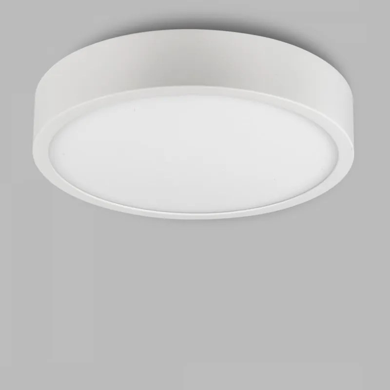 Plafoniera moderna alba rotunda cu led 4000k Saona Superficie XL