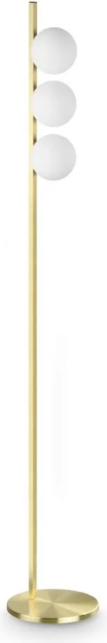 Lampa de podea moderna BINOMIO PT3 OTTONE