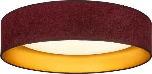 Brilagi-LED Plafonieră VELVET SIMPLE LED/36W/230V 3000K Ø 55 cm vișiniu/auriu