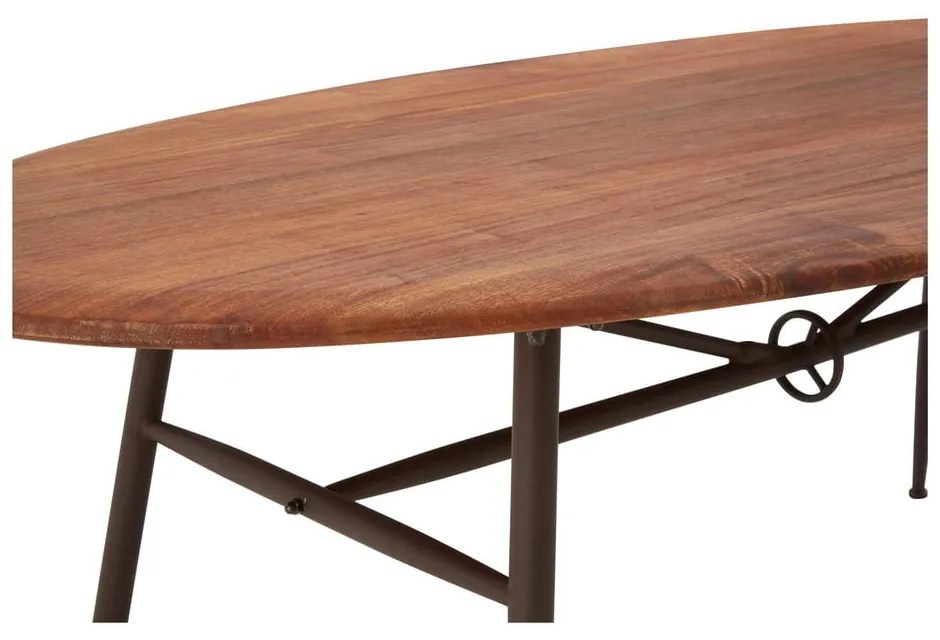 Masă de dining din lemn de nuc 104x219 cm New Foundry – Premier Housewares