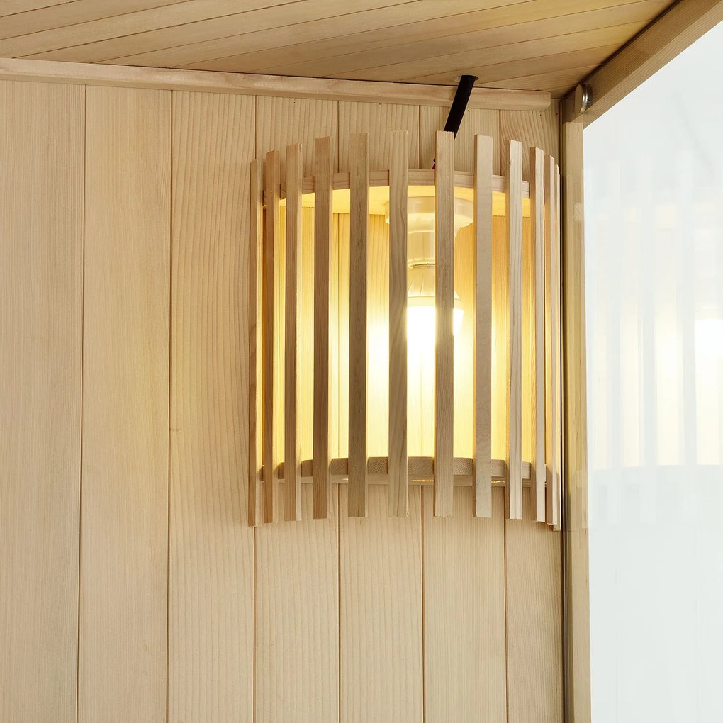 Tradičná saunová kabína / fínska sauna Espoo200 Premium - 200 x 200 cm 8 kW