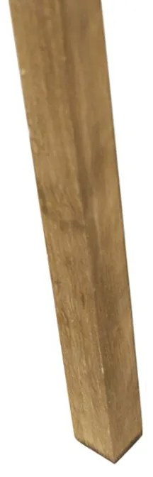 Tripod Vintage din lemn cu abajur verde smarald 50 cm - Tripod Classic