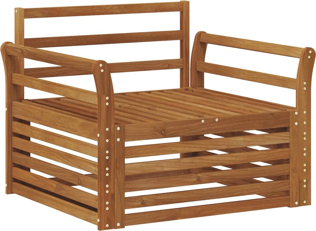 vidaXL 2 Bucată Sofa cu Brațe natural