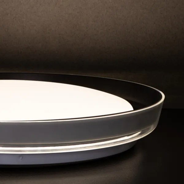 Plafonieră LED Kanlux 37319 NIFU LED/17,8W/230V d. 43 cm alb/negru