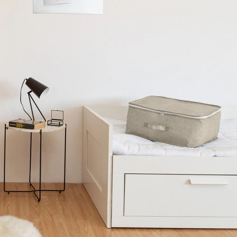 Cutie de depozitare pentru haine din material textil Nancy – Compactor