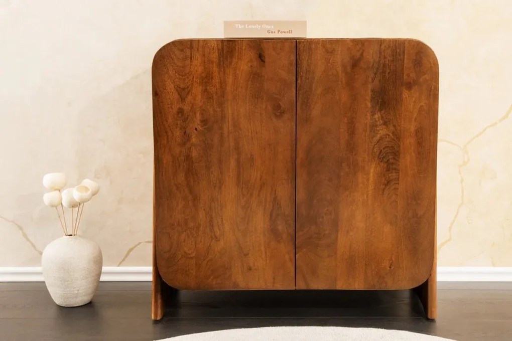 Dulap din lemn de mango maro BRASIL 75cm
