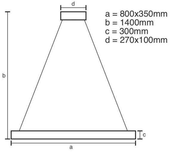 Lustră LED de cristal dimabilă pe cablu LED/90W/230V + telecomandă