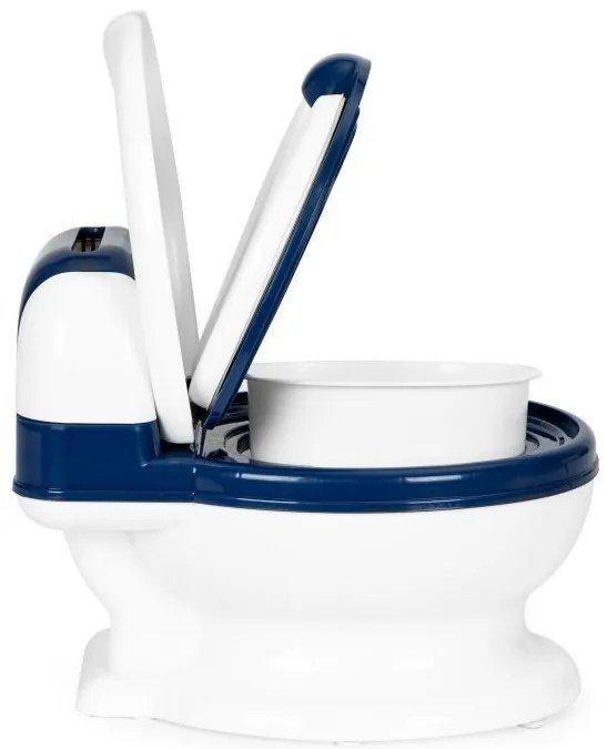 Oliță în formă de toaletă cu interior detașabil și perie