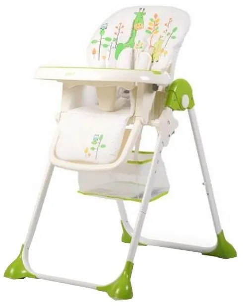 Scaun de masa premium pentru copii si bebe NOVOKIDS™ Hunny Baby, Reglabil in 6 trepte de inaltime,Pliabil , Centura de siguranta 5 puncte, Spatar