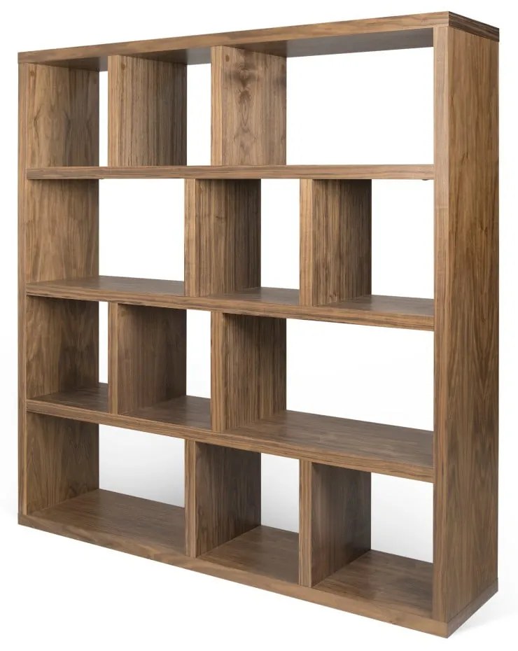 Bibliotecă TemaHome Berlin 4, decor lemn închis
