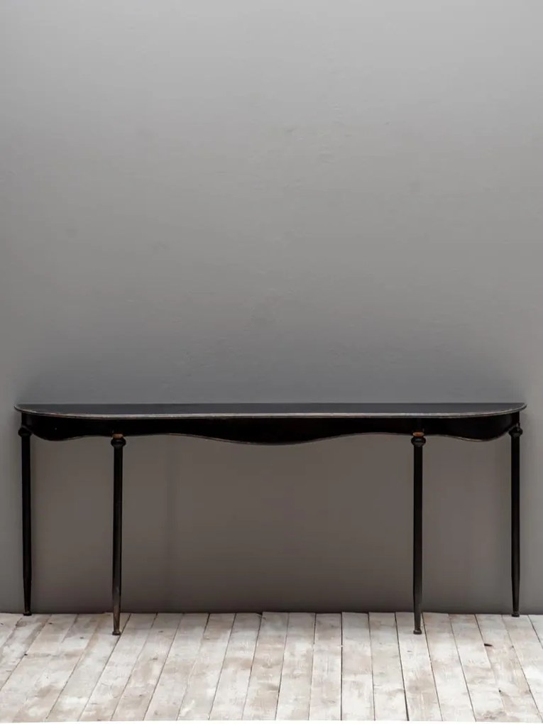 Consola din metal, cu aspect vintage, Orleans
