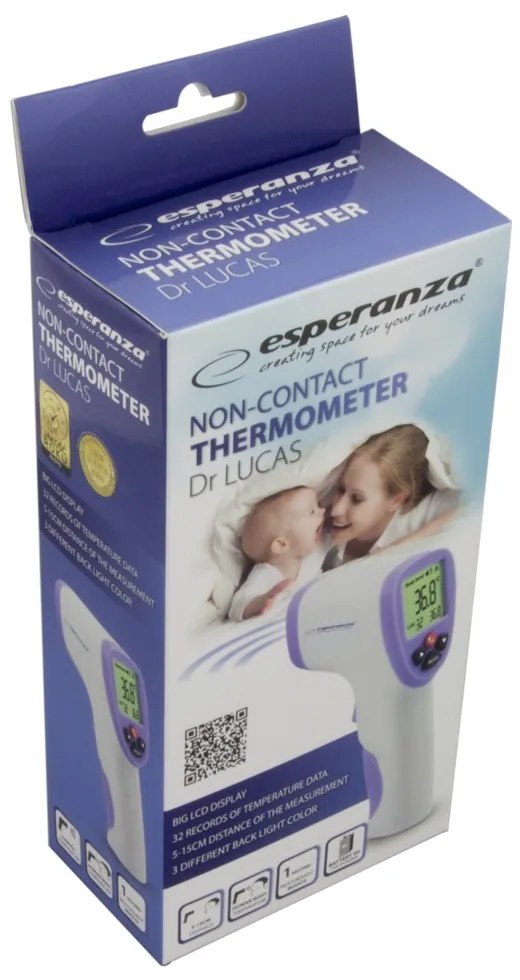 Termometru digital non contact Dr.Lucas ESPERANZA