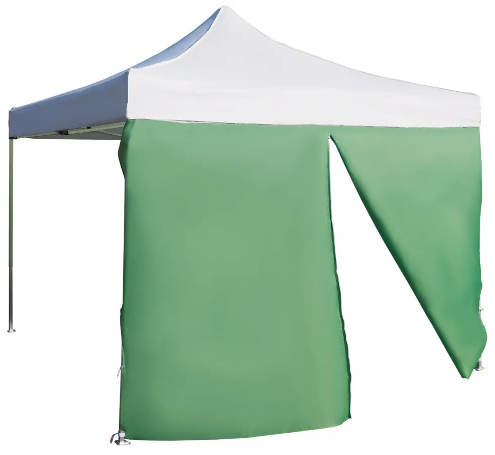 Perete lateral  2m cu ușă, Verde