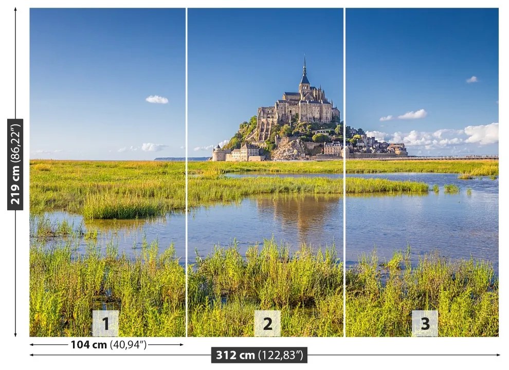 Fototapet Le Mont Saintmichel