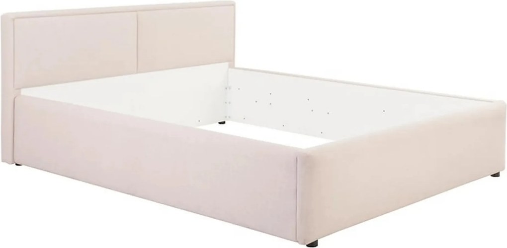 Cadru pat NEDIN 160x200, stofa clasica bej - Maya 03