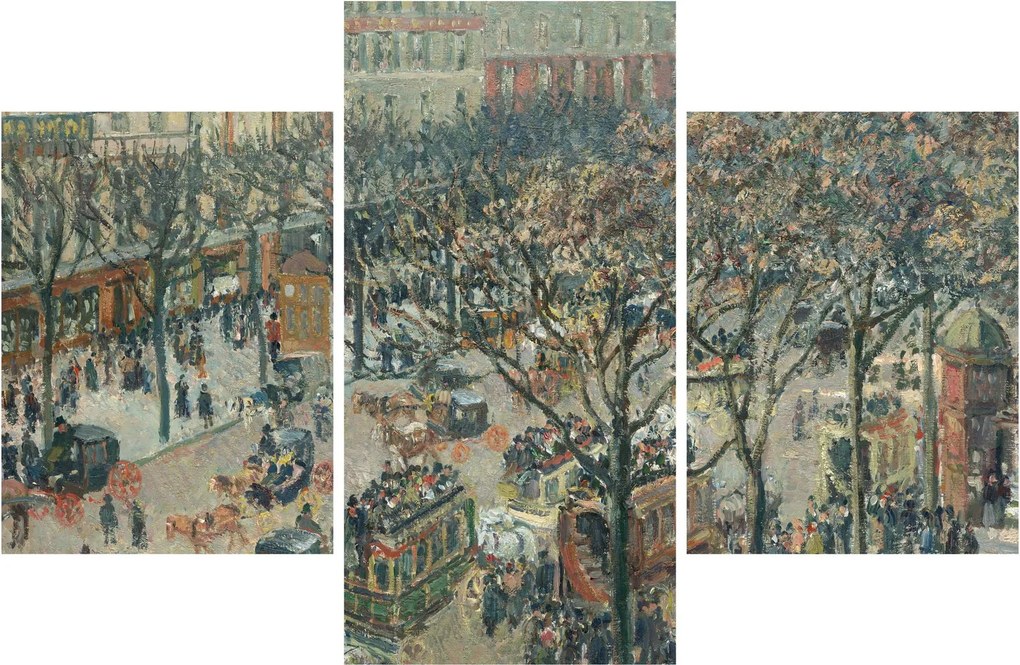 Tablou - Camille Pissarro, Boulevard des Italiens, Morning, Sunlight, reproducere (90x60 cm)