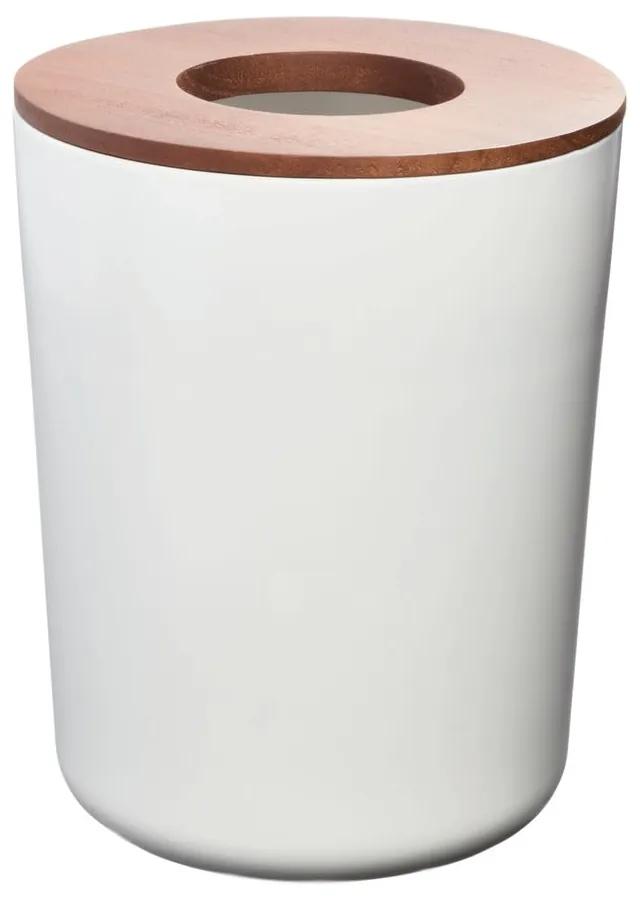 Coș de gunoi iDesign Eco Vanity, alb