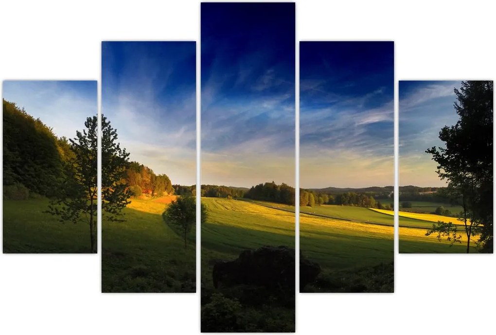 Tablou - Lunca de munte (150x105 cm)